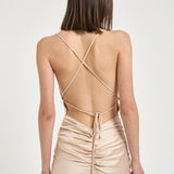 Abito donna lungo beige 16196 BEIGE ACTUALEE 