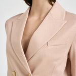 Giacca donna doppiopetto rosa cipria FD3961 9151 CIRCOLO 1901 
