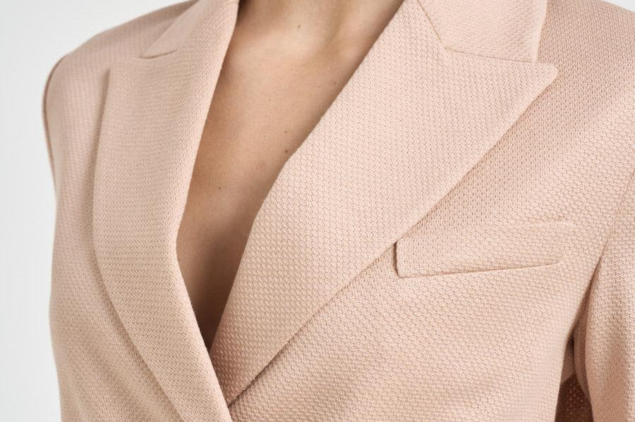 Giacca donna doppiopetto rosa cipria FD3961 9151 CIRCOLO 1901 