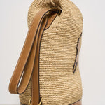 Borsa donna a secchiello in rafia 428955892 001 RALPH LAUREN 