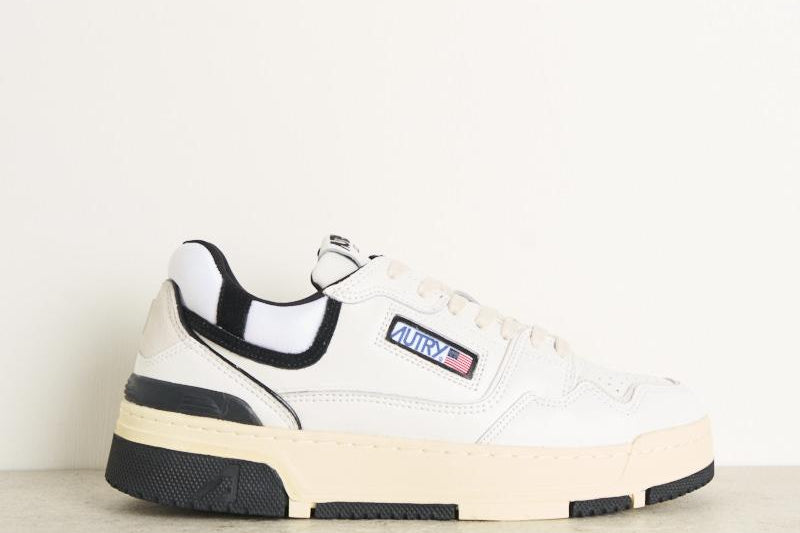 Sneakers uomo bianca con inserti neri ROLM MM04 AUTRY 