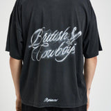 T-shirt uomo con stampa nera 100592 04STAINEDBLACK REPRESENT 