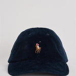 Cappellino uomo a costine blu 710847175 006 RALPH LAUREN 