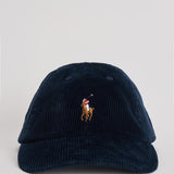 Cappellino uomo a costine blu 710847175 006 RALPH LAUREN 