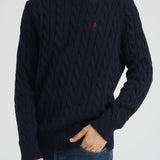 Maglia uomo girocollo blu 710775885 001 RALPH LAUREN 