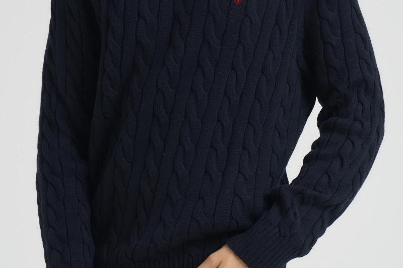 Maglia uomo girocollo blu 710775885 001 RALPH LAUREN 