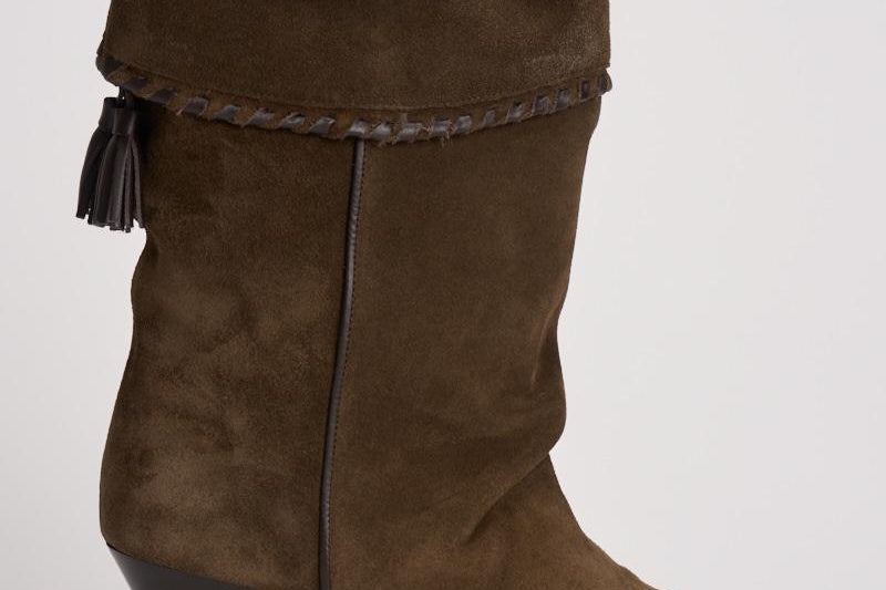 Stivale in camoscio drappeggiato BO0188FB C1A20S50BZ ISABEL MARANT 