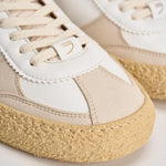Sneakers uomo Vintage Whale bianche e marrone VINTAGE BARK PURAAI 