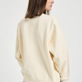 Felpa donna girocollo ecru 12486 ECRU ANINE BING 