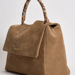 Borsa donna Sveva midi in suede beige BT2006 BISCOTTO ORCIANI 