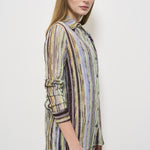 Camicia donna a righe multicolor DS25SJ0C BR002HSM9KS MISSONI 