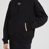 Felpa uomo con cappuccio nera A09856 0BMBJ9XX DIESEL 