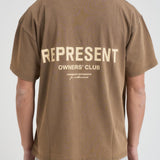 T-shirt uomo girocollo tortora OCM41114 ALMOND REPRESENT 