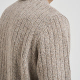 Polo uomo in maglia a righe tortora 420 EN000C940 AT.P.CO 