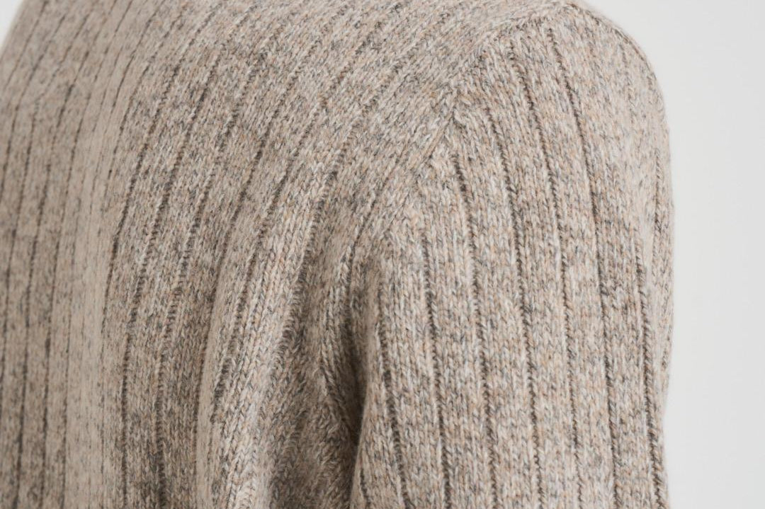 Polo uomo in maglia a righe tortora 420 EN000C940 AT.P.CO 