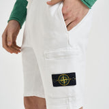 Bermuda uomo in tuta bianco 6200011 S0051V0001 STONE ISLAND 