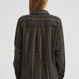 Camicia donna Core tartan marrone D380634 CORE807OLIVA P.a.r.o.s.h. 