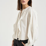 Blusa donna bianca con pizzo CH0308FA D1I02I20WH ISABEL MARANT 