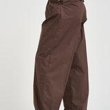 Pantalone donna gamba larga marrone AXEL T0215BROWN THE LATEST 