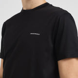 T-shirt uomo nera con logo bianco 8N1TD8 1JVZ0999 EMPORIO ARMANI 