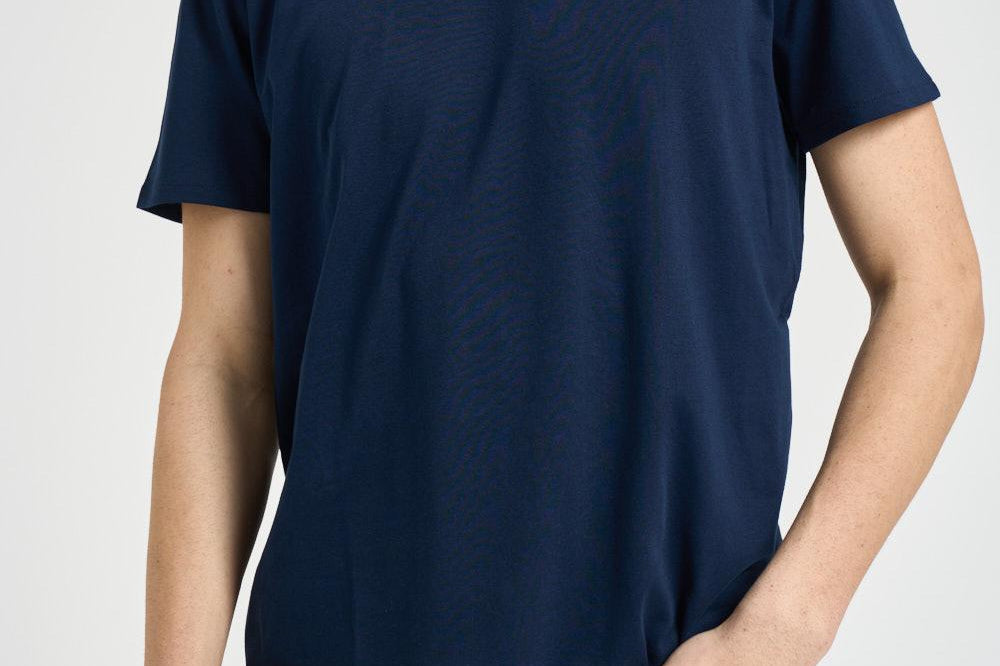 T-shirt uomo girocollo blu TH6709 166 LACOSTE 