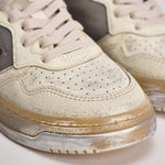 Sneakers donna Medalist Low Super Vintage bianco e argento AVLW ME01 AUTRY 