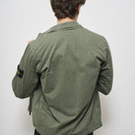 Camicia uomo verde con zip 1200032 S00WNV0159 STONE ISLAND 