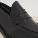 Mocassino uomo Adam in pelle nero ADAM BLACK TRICKER'S 