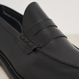 Mocassino uomo Adam in pelle nero ADAM BLACK TRICKER'S 