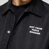 Giacca uomo in nylon nera JT183 PA014BL DROLE DE MONSIEUR 