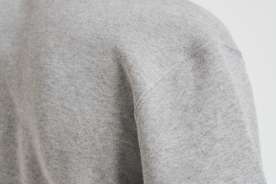 Felpa uomo College grigia SWPM U4HX AUTRY 