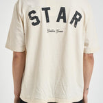 T-shirt uomo girocollo avorio GUP01873 P00241811616 GOLDEN GOOSE 