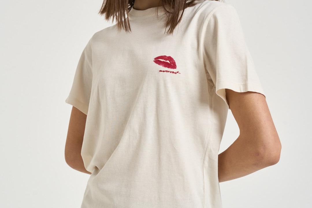T-shirt donna girocollo bianca TS0001FA D1N06E23EC MARANT ETOILE 