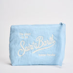 Pochette donna Aline in lino celeste ALINESOFTLINEN 31 MC2 SAINT BARTH 