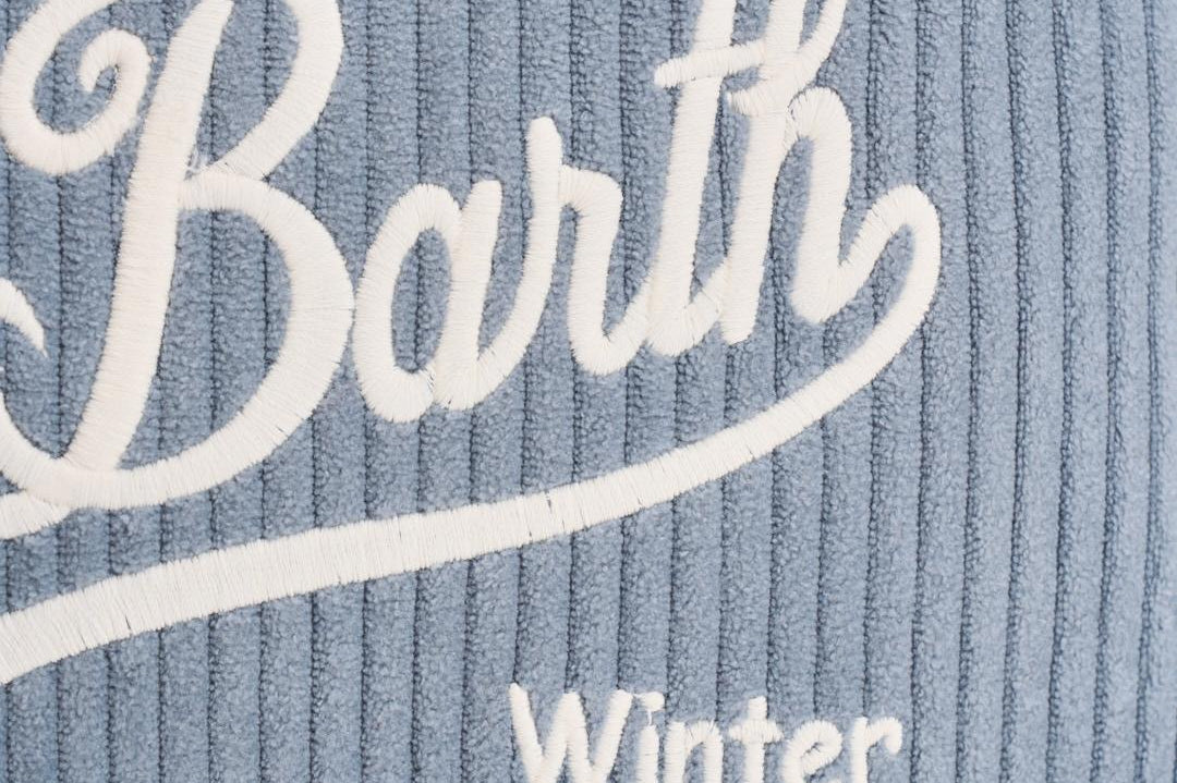 Pochette donna Parisienne Corduroy a coste celeste PARISIENNE COURD36 MC2 SAINT BARTH 