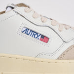 Sneakers uomo Medalist low in suede beige e verde AULM LS17 AUTRY 