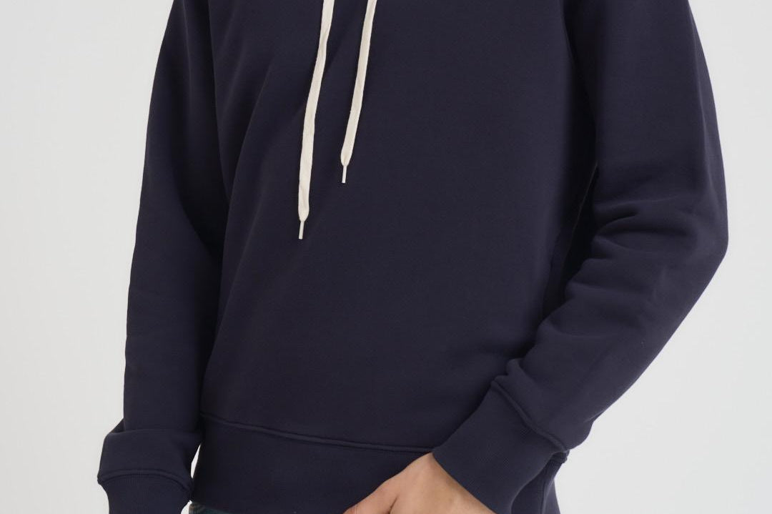 Felpa uomo con cappuccio blu HOPM A2JB AUTRY 