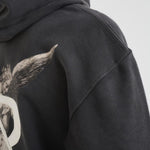 Felpa uomo Archangel grigio antracite MLM4238 BLACK REPRESENT 